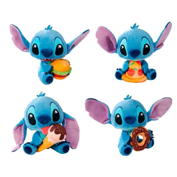 (Mis 3+) STITCH – Stitch con Cibo Peluche 30cm 4ass….x6